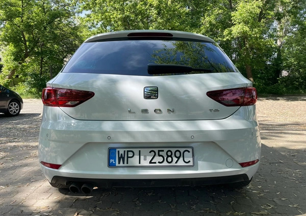 Seat Leon cena 51900 przebieg: 196000, rok produkcji 2017 z Warszawa małe 154